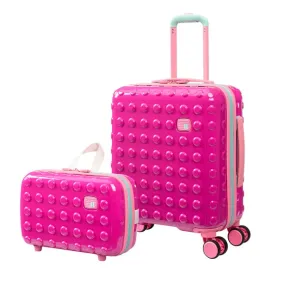 IT Luggage Set of 2 Bobble Bloc Kids Suitcases