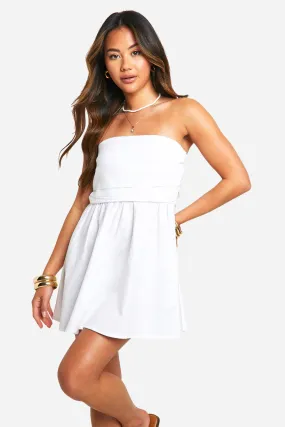 Ruched Bandeau Dress